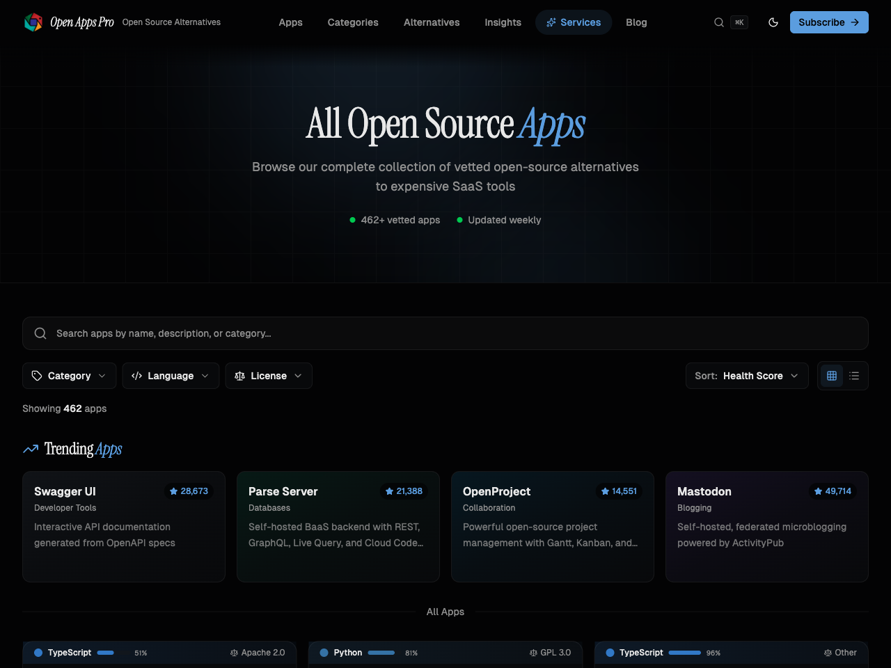 Open Apps